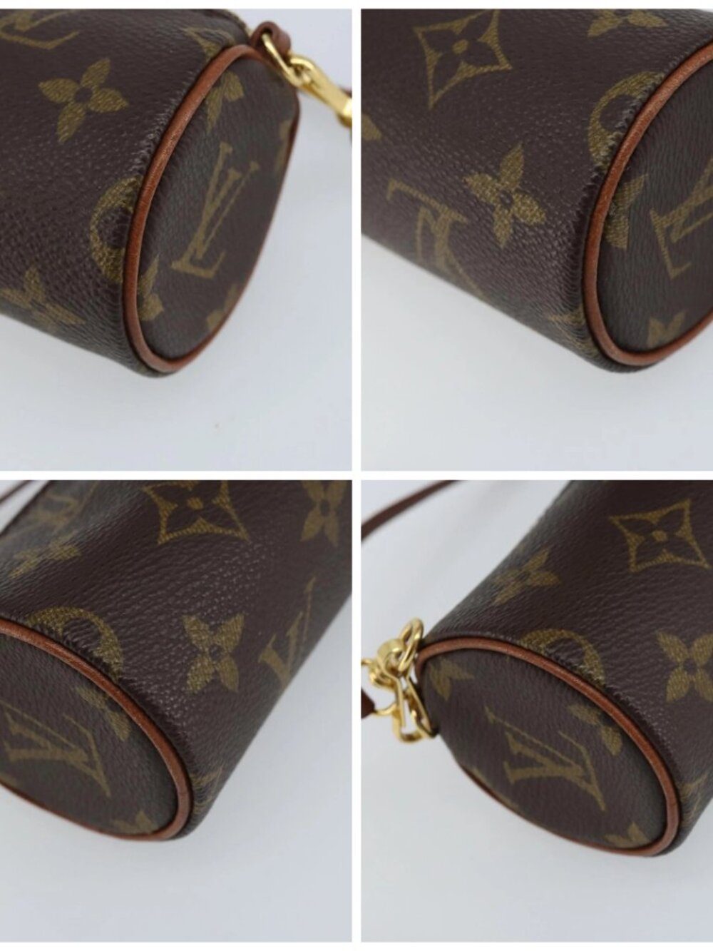 LOUIS VUITTON Monogram Papillon Pouch LV Auth 171476V - Picture 14 of 16